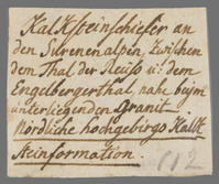 L 01292
<br/>
Label met opschrift
<br/>
<em>Escher von der Linth, Johannes Conrad (1767-1823)</em>